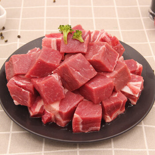 伊赛 黑椒牛肉块600g 300g*2 谷饲牛肉  生鲜