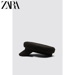 ZARA 新款 女装 海军风鸭舌帽 00653221800 S (56 cm) 黑色