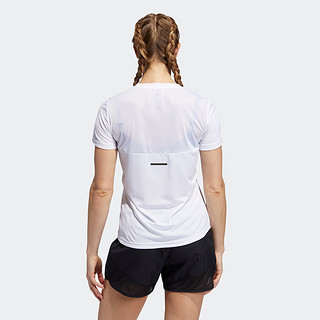 阿迪达斯官网adidasOWN THE RUN TEE女跑步圆领套头短袖T恤EK4325 2XL 白