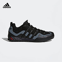 阿迪达斯官网 adidas TERREX SWIFT SOLO 男女户外运动鞋D67031 36.5 1号黑色/1号黑色/铅灰