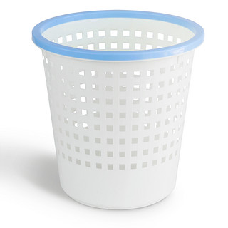 得力垃圾桶网状亚克力废纸篓多功能分类塑料经济耐用实惠办公用品 9556（适用垃圾袋45*55）