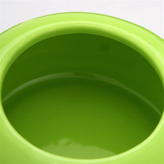 森度（Sundog）食盆 兔子龙猫陶瓷碗卡通碗 大号绿色