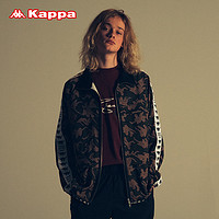 KAPPA卡帕串标仓石一树跨界联名款情侣男女开衫长袖外套K08Y2WK42 S(成人） 黑色-BK