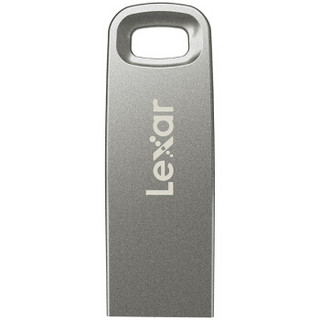 雷克沙（Lexar）128GB USB3.0 U盘 M45 银色 金属外壳 坚固安全