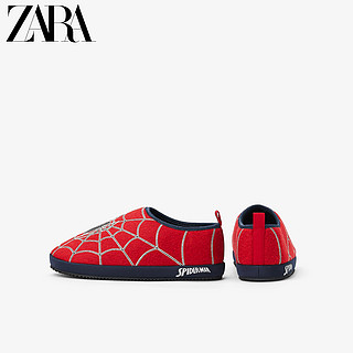 ZARA 新款 童鞋男童 人造皮草效果漫威蜘蛛侠家居鞋 15705003020 36/37 (235/75) - 23,6 cm 20