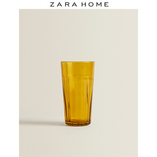 Zara Home 凸纹设计无酒精饮料杯 42315402311 深黄色8.4 x 15.5 x 8.4 cm