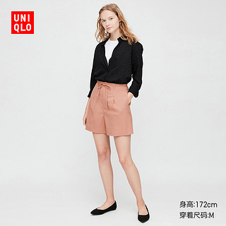 女装 蝴蝶结短裤 425547 优衣库UNIQLO 175/88B/XXXL 09 黑色