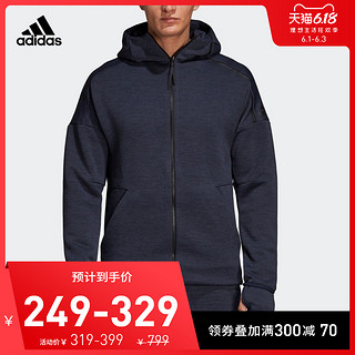 官网adidas 男装运动型格夹克外套  EB5230 银灰  L