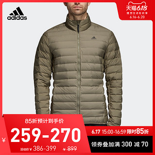 adidas 阿迪达斯官网男装冬季户外运动羽绒服CY8732 M 碳黑