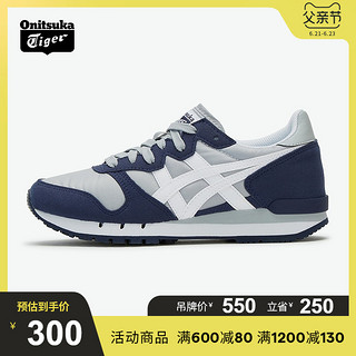 Onitsuka Tiger/鬼塚虎官方休闲鞋ALVARADO男女运动跑鞋1183A507 38 乳白色