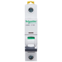 施耐德电气（Schneider Electric）单进单出标准型空气开关 Acti9系列 1P C16A 家用微型断路器 A9F18116R