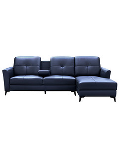芝华仕都市北欧风格简约现代客厅真皮贵妃椅沙发中小户型1883 其他 藏蓝色四人位面向沙发左角位 15天内发货