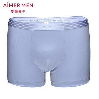 AIMER men/爱慕先生爱慕先生尚享莫代尔中腰平角内裤23U31 185/100 白色