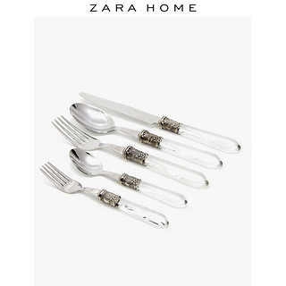 Zara Home 细节手柄早午餐叉牛排叉水果西餐叉 48197730990 透明0.3 x 2.2 x 17.0 cm