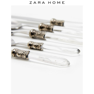 Zara Home 细节手柄早午餐叉牛排叉水果西餐叉 48197730990 透明0.3 x 2.2 x 17.0 cm