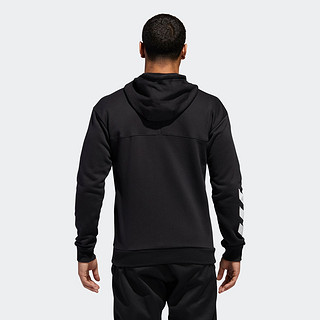 adidas 阿迪达斯 SPT Full Zip 男子运动夹克 DM7564 黑/白 XXXL