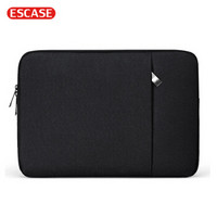 ESCASE 苹果笔记本电脑包15.4英寸华为戴尔华硕联想电脑包手提笔记本时尚内胆包男女士创意手提包01爵士黑
