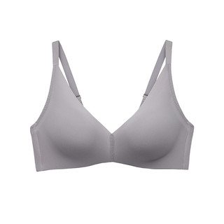 加一尚品无痕内衣女厚薄款无钢圈隐形性感聚拢文胸收副乳上托胸罩 黑色 80C 薄