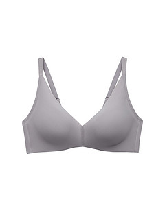 加一尚品无痕内衣女厚薄款无钢圈隐形性感聚拢文胸收副乳上托胸罩 黑色 80C 薄