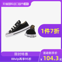 美国匡威converse进口查克泰勒经典低帮儿童帆布鞋 20码 红色