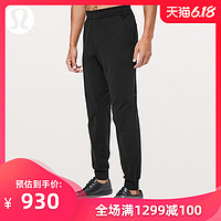 lululemon丨Intent 男士运动慢跑长裤LM5570S L/10 黑色