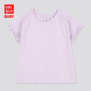 婴儿/幼儿 圆领T恤(短袖) 426912 优衣库UNIQLO 00 白色 80cm(80)