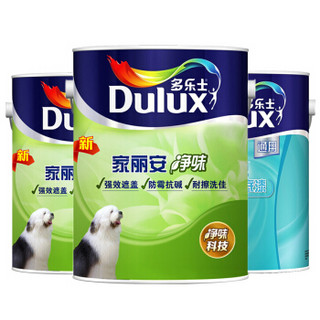 多乐士（Dulux）家丽安净味 内墙乳胶漆 油漆涂料 墙面漆A991 A749套装16L定制品