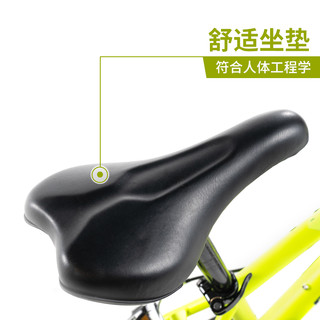 迪卡侬旗舰店20-24寸btwin儿童自行车学生男孩变速单车山地车KC ST 500 6速 20寸绿色（适合身高125-140cm）