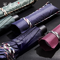 天堂伞 Paradise雨伞折叠晴雨两用伞商务双人加大加固防风遮阳太阳伞男女 3#苔绿