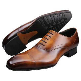 REGAL/丽格商务正装日本制男鞋德比男士皮鞋W21D 39 BR(褐色)YYK15