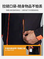 迪卡侬 运动外套男秋季立领加厚长袖跑步健身运动服ten L8551732藏青