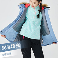 DECATHLON 迪卡侬 旗舰店儿童保暖棉服男童女童夹克加厚外套加绒棉袄棉衣KIDD