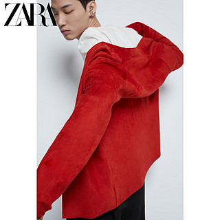 ZARA 新款 男装 绒面质感效果西装外套 03548610600 S (175/92A) 红色
