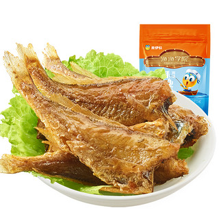 来伊份香酥小黄鱼125g*2海味休闲食品鱼干 零食即食鱼仔来一份 原味 125g*2