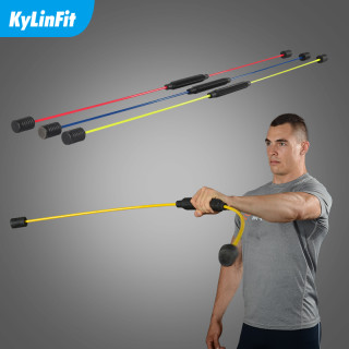 振动杆运动振颤棒飞力士弹力棒健身棒flexibar飞力仕菲力仕硬棒升级可