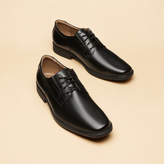 Clarks 其乐 Tilden Plain系列 男士德比鞋 黑色 41