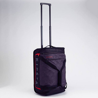 迪卡侬运动行李箱拉杆箱旅行箱运动足球篮球男滚轮式登机箱KIPT 28寸 黑色+灰色（2020新款）