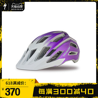 SPECIALIZED闪电 TACTIC 3 男式带帽檐山地自行车骑行头盔 S 红色分形亚洲版