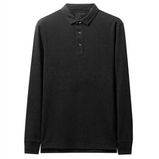 佐丹奴（Giordano） POLO衫 男Polo衫加厚秋款厚实男士长袖polo衫棉质01019779  09标志黑色 中码