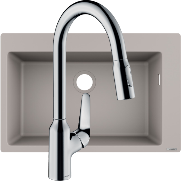 hansgrohe 汉斯格雅 石槽系列 43302807+72802007 水槽龙头套装 石灰色【报价 价格 评测 怎么样】 -什么值得买