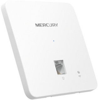 水星网络（MERCURY） 1200M双频无线面板式AP 企业级酒店全屋wifi接入点 千兆端口 支持POE供电MIAP1200GP