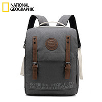 National Geographic国家地理双肩包情侣学生书包背包韩版潮防水 橙棕色