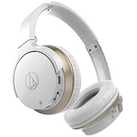 audio-technica 铁三角 AR3BT 耳罩式头戴式蓝牙耳机 白色