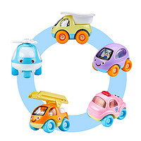 gb好孩子儿童玩具车 男女惯性小汽车宝宝益智玩具8只装 透明