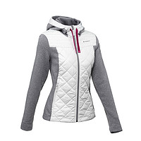 DECATHLON 迪卡侬 NH100 HYBRID 女子运动夹克 8503183 白灰色 M
