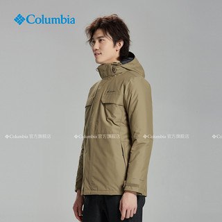 Columbia哥伦比亚热能防水夹棉三合一冲锋衣男可拆卸外套WE1489 XXL（190/104A） 319