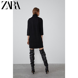 ZARA新款 TRF 女装 高领连衣裙 04174853800 L (175/96A) 黑色