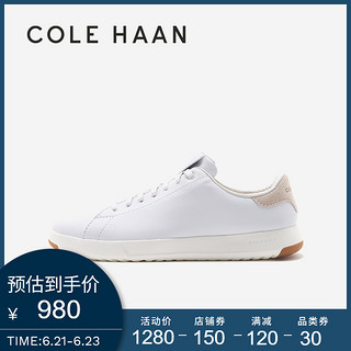 Cole Haan新品潮流小白鞋运动休闲男鞋圆头C32511 43 白色-C32511