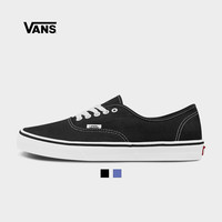 Vans范斯 经典系列 Authentic帆布鞋板鞋 低帮经典款男女官方正品 45 黑色
