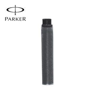 PARKER 派克 钢笔墨水替换芯精装一次性墨胆6支装彩色6色可选黑色 蓝色